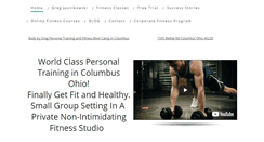 Desktop Screenshot of bodybygreg.net